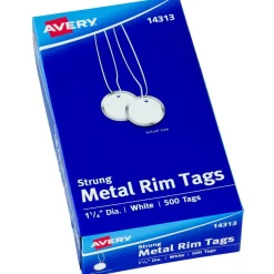 Avery Metal Rim Tags, 1 1/4", Box Of 500