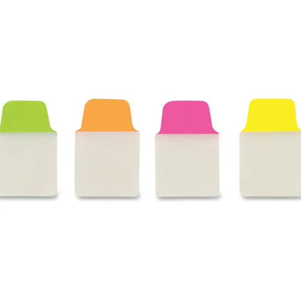 Avery Mini Ultra Tabs, 1" x 1.5", Assorted Neon, Set Of 80 Repositionable Tabs