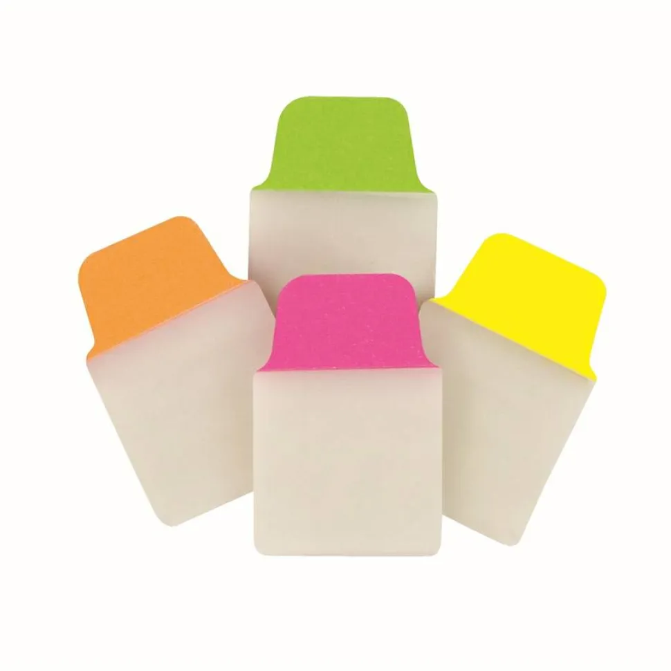 Avery Mini Ultra Tabs, 1" x 1.5", Assorted Neon, Set Of 80 Repositionable Tabs