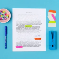Avery Multiuse Ultra Tabs, 2-Side Writable, 2" x 1.5", Neon Pink/Green/Orange, Pack Of 48 Repositionable Tabs