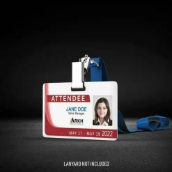 Avery Name Badge - 80 - Landscape - Rectangular Shape - Double Sided
