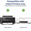 Avery Photo-Quality Printable Postcards, Inkjet, 74 lb, 4.25 x 5.5, Glossy White, 100 Cards, 4 Cards/Sheet, 25 Sheets/Pack