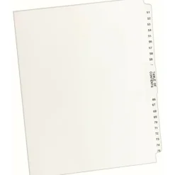 Avery Premium Collated Legal Dividers Avery Style, Side-Tab, 51-75 & Table Of Contents, 8-1/2