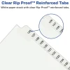 Avery Premium Collated Legal Dividers Avery Style, Side-Tab, A-Z & Table Of Contents, 8 1/2" x 11"