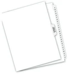 Avery Premium Collated Legal Dividers Avery Style, Side-Tab, A-Z & Table Of Contents, 8 1/2" x 11"