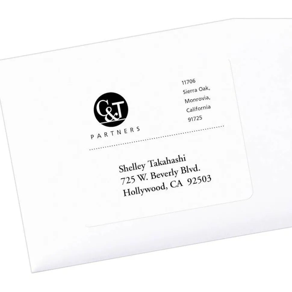 Avery PRES-a-ply Labels for Laser and Inkjet Printers, AVE30604, Rectangle, 3 1/3"W x 4"L, White, Box Of 600