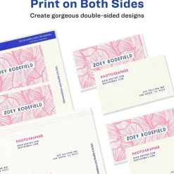 Avery Printable Business Cards with SureFeed
