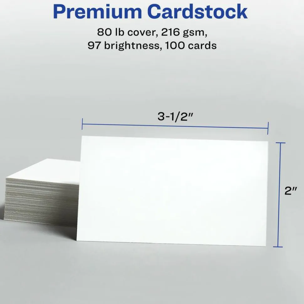 Avery Printable Business Cards with SureFeed