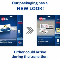 Avery Printable Business Cards with SureFeed
