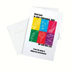 Avery Printable Greeting Cards With Envelopes, Half-Fold, 5.5