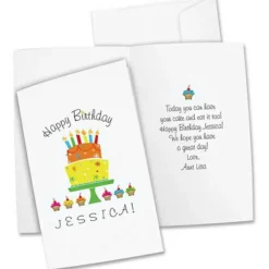 Avery Printable Greeting Cards, Half-Fold, 5.5