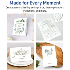 Avery Printable Note Cards With Envelopes, 4.25