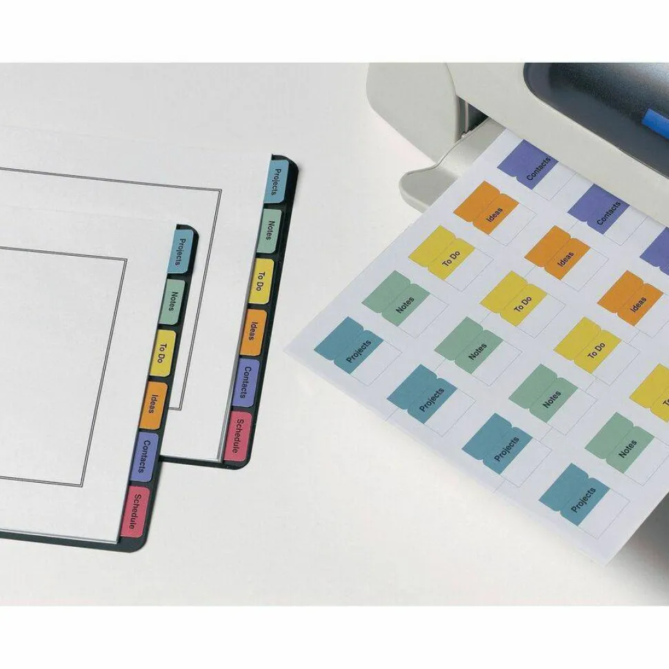 Avery Printable Self-Adhesive Tabs 16281, 1-1/4" x 1", 96 Tabs