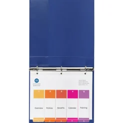 Avery Ready Index 1-5 Tab Binder Dividers With Customizable Table Of Contents, 8-1/2" x 11", 5 Tab, White/Multicolor, Pack Of 6 Sets