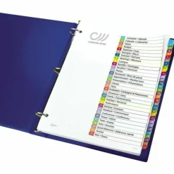 Avery Ready Index 1-31 Tab With Customizable Table Of Contents Binder Dividers, 8-1/2