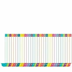 Avery Ready Index 1-31 Tab With Customizable Table Of Contents Binder Dividers, 8-1/2