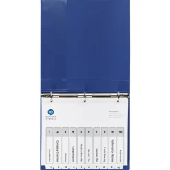 Avery Ready Index 1-10 Tab With Customizable Table Of Contents Dividers, Letter Size, 10 Tab, White, 1 Set