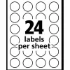 Avery Removable Color-Coding Labels, 5468, Round, 3/4" Diameter, Neon Green, Pack Of 1,008