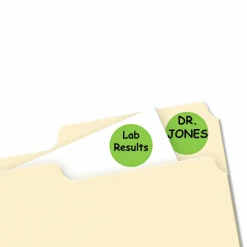 Avery Removable Color-Coding Labels, 5468, Round, 3/4