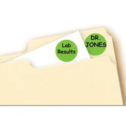 Avery Removable Color-Coding Labels, 5468, Round, 3/4