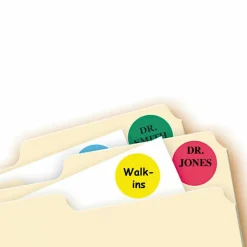 Avery Removable Color-Coding Labels, 5472, Round, 3/4