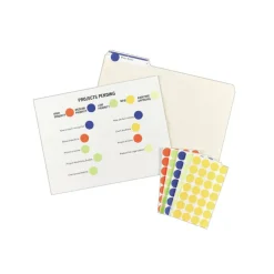 Avery Removable Color-Coding Labels, 5466, Round, 3/4
