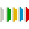 Avery Self-Adhesive Index Tabs With Printable Inserts, 2", Assorted, Pack Of 25