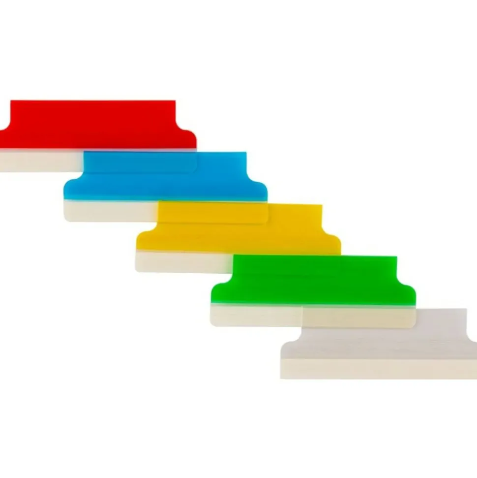 Avery Self-Adhesive Index Tabs With Printable Inserts, 2", Assorted, Pack Of 25