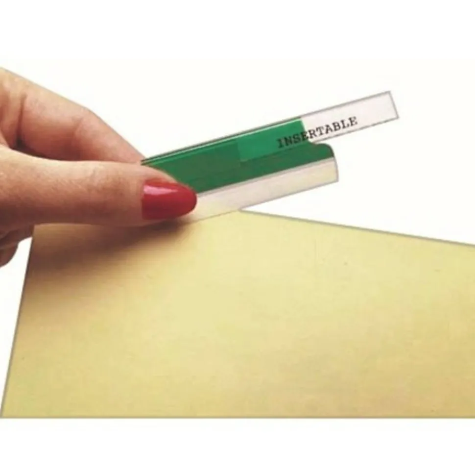 Avery Self-Adhesive Index Tabs With Printable Inserts, 1", Assorted, Pack Of 25