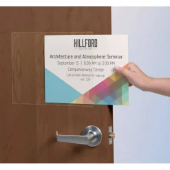 Avery Self-Adhesive Wall And Door Communication Display Protectors, 8-1/2
