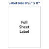 Avery Shipping Labels for Copiers, 8-1/2" x 11" , 100 Labels (5353)