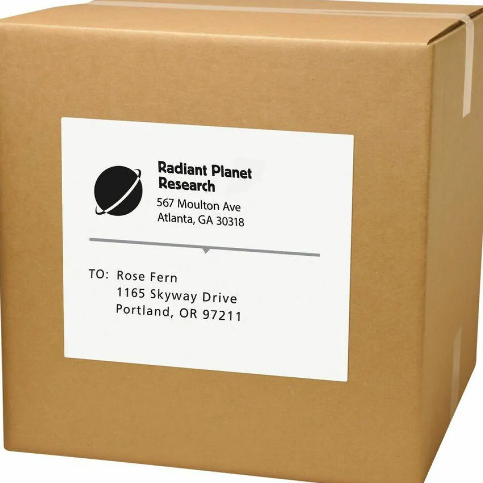 Avery Shipping Labels for Copiers, 8-1/2" x 11" , 100 Labels (5353)