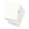 Avery Standard Collated Legal Dividers, Avery Style, 8 1/2" x 11", White Dividers/White Tabs, 1-25 Set