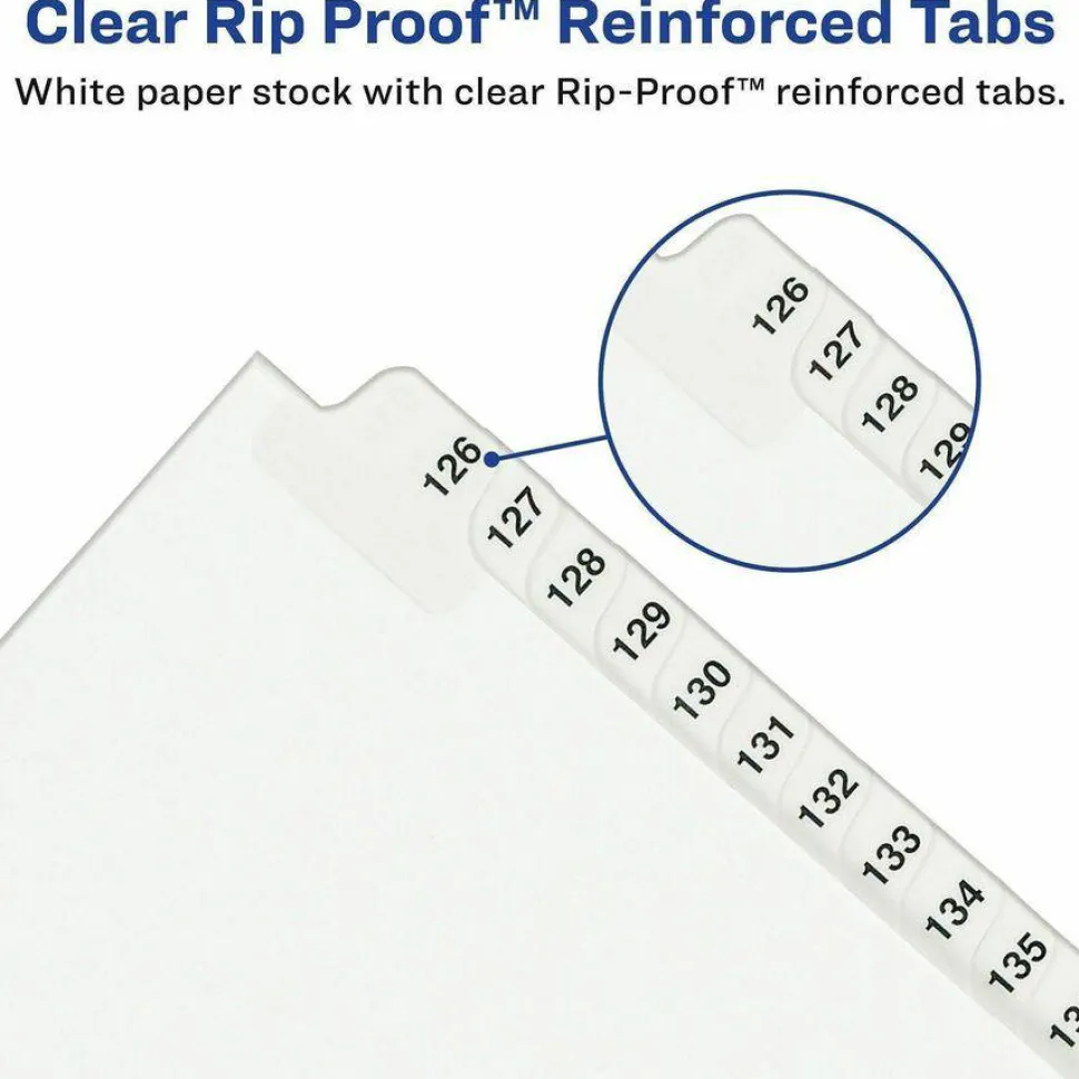 Avery Standard Collated Legal Dividers, Avery Style, Side-Tab, A-Z, 8 1/2" x 11"