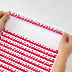 Avery 8 Tab Easy Print & Apply Clear Label Sheet Refills (11226)