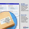 Avery TrueBlock Shipping Labels With Sure Feed Technology, 5168, Rectangle, 3-1/2" x 5", White, Pack Of 400