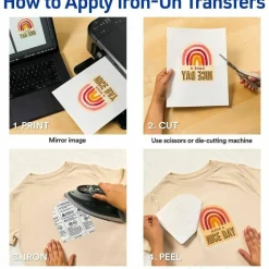 Avery T-Shirt Transfers, Light, 8938, Pack Of 18