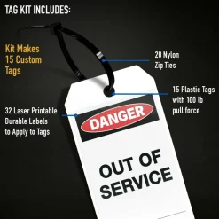 Avery UltraDuty Hazard Warning Tag Kit