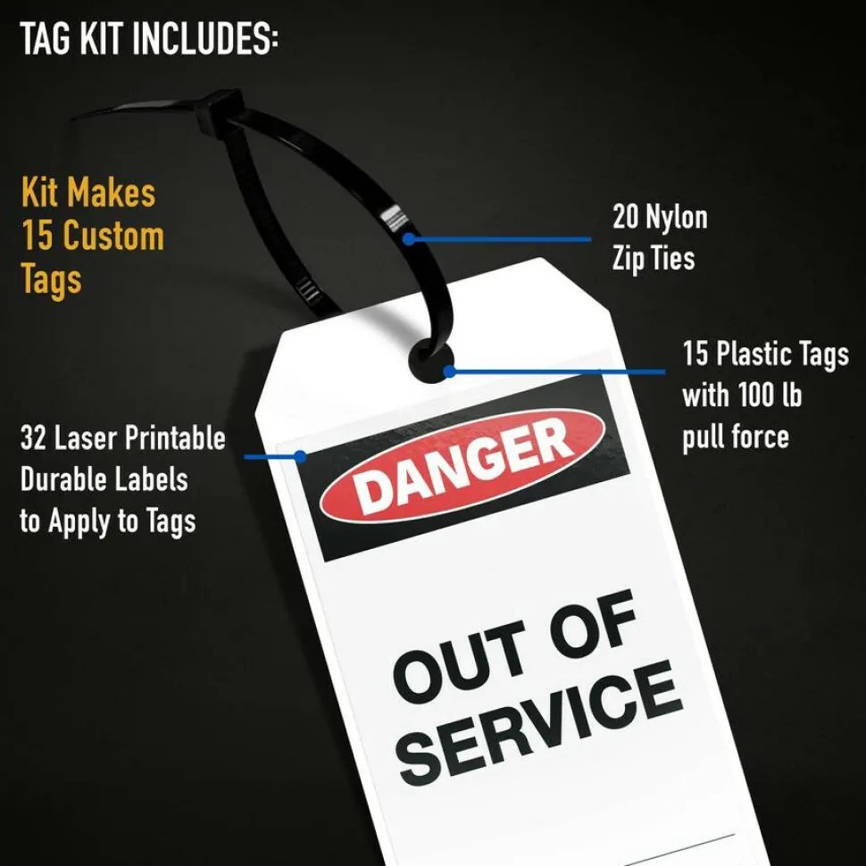 Avery UltraDuty Hazard Warning Tag Kit