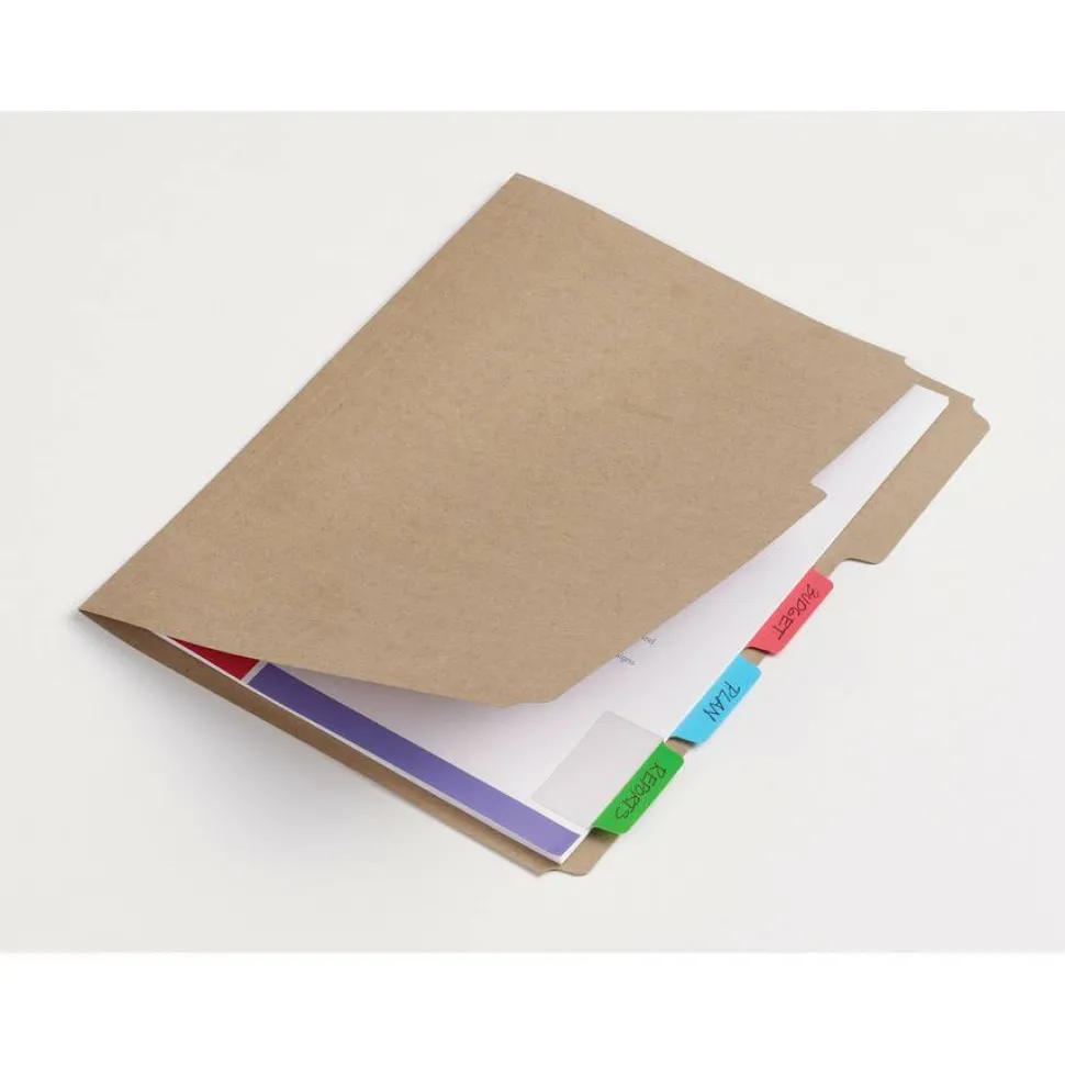 Avery Ultra Tabs Repositionable Tabs, Standard: 2" x 1.5", 1/5-Cut, Assorted Colors (Blue, Green and Red), 24/Pack