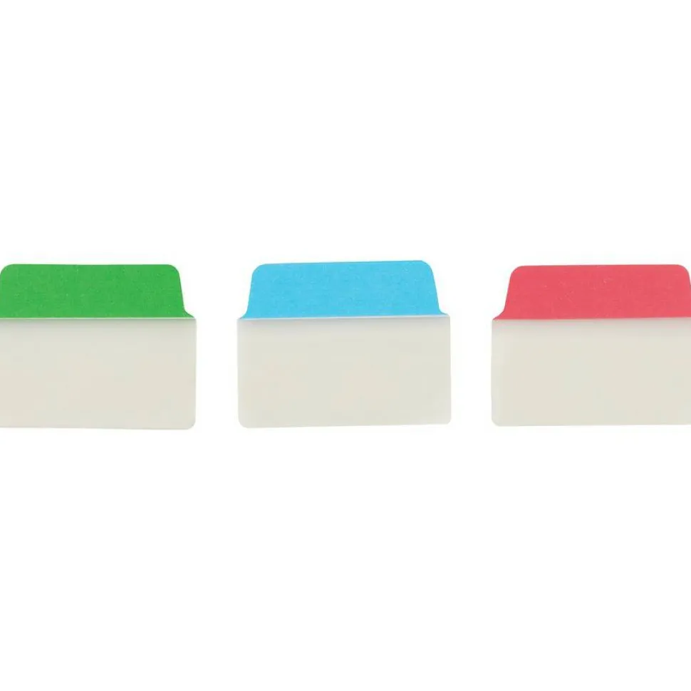 Avery Ultra Tabs Repositionable Tabs, Standard: 2" x 1.5", 1/5-Cut, Assorted Colors (Blue, Green and Red), 24/Pack