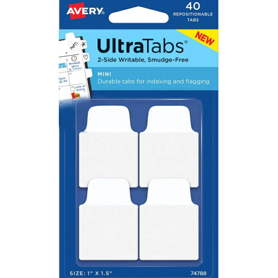 Avery UltraTabs Repositionable Mini Tabs