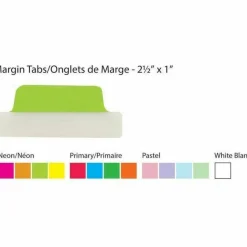 Avery UltraTabs Repositionable Margin Tabs - Write-on Tab(s) - 1