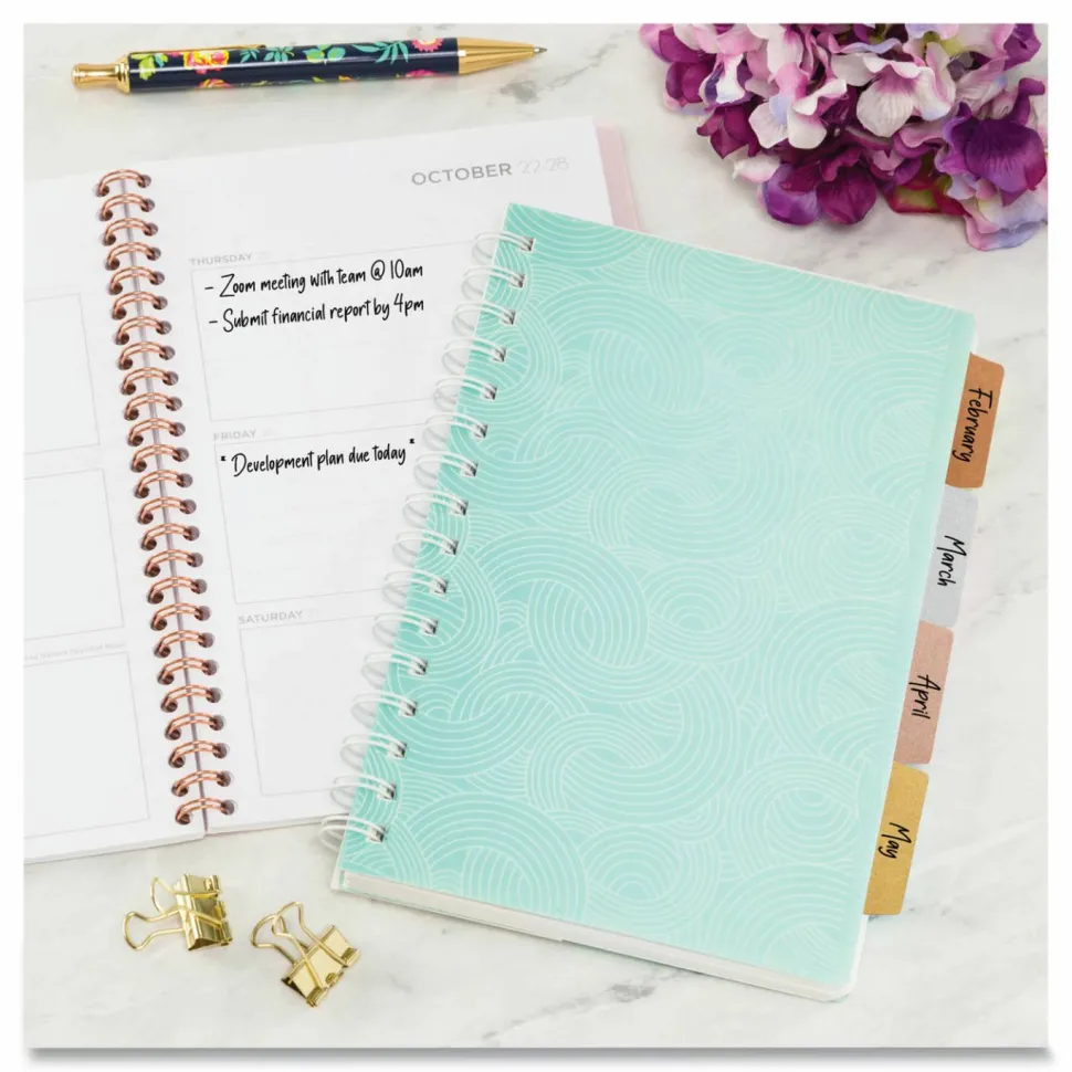 Avery UltraTabs Repositionable Margin Tabs - Write-on Tab(s) - 1" Tab Height x 2.50" Tab Width - Gold, Silver, Rose Gold, Copper Tab(s) - 24 / Pack
