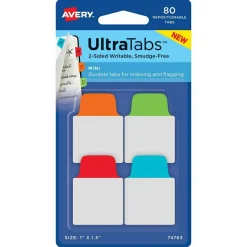 Avery UltraTabs Repositionable Mini Tabs - Write-on Tab(s) - 1.50