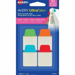 Avery UltraTabs Repositionable Mini Tabs - Write-on Tab(s) - 1.50