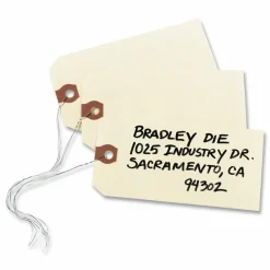 Avery Unstrung Shipping Tags, 11.5 pt. Stock, 3-3/4"x1-7/8" , 1,000 Manila Hang Tags