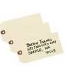Avery Unstrung Shipping Tags, 11.5 pt. Stock, 4-3/4" x 2-3/8" , 1,000 Manila Hang Tags