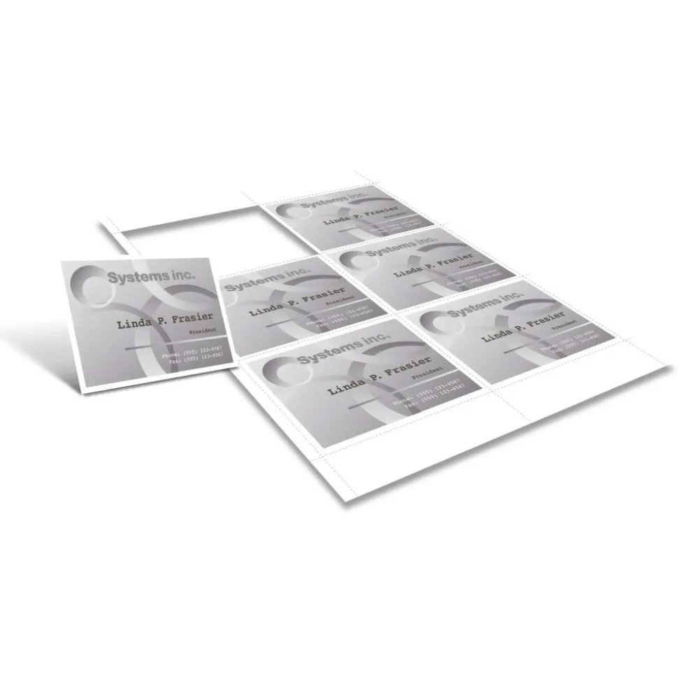 Badge Inserts, Convention Size, 3" x 4", White, Pack Of 300