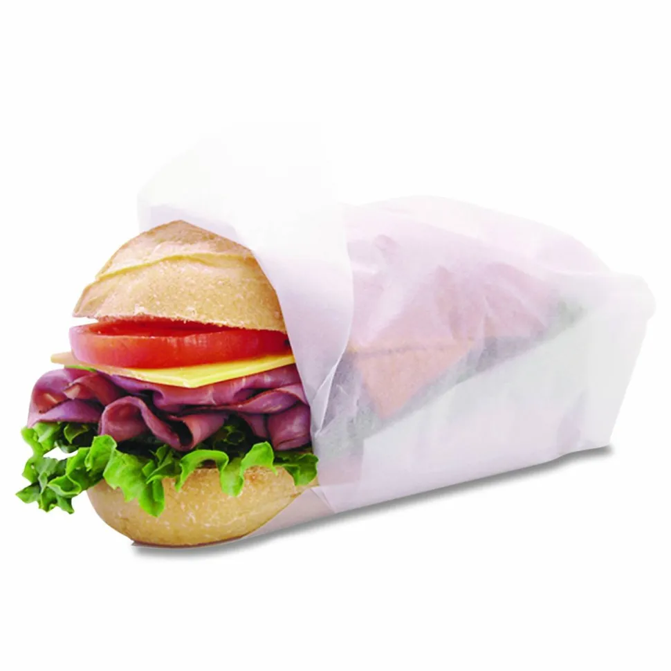 Bagcraft ArtisanWax Interfolded Dry Wax Deli Paper, 10" x 10.75", White, 500/Box, 12 Boxes/Carton